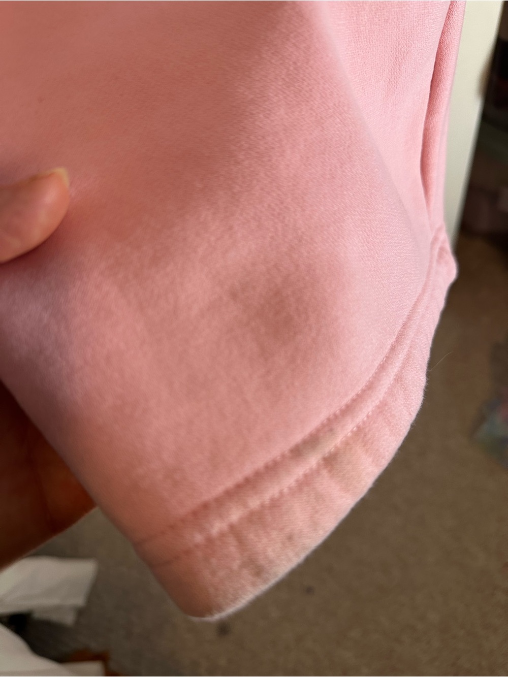 Comfrt Casual Pink Wide-Leg Sweatpants with Elastic Waist - Picture 7 of 7